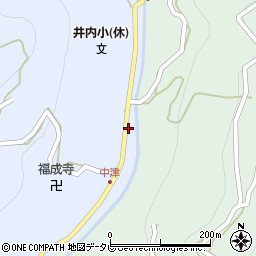 徳島県三好市井川町井内西2490周辺の地図