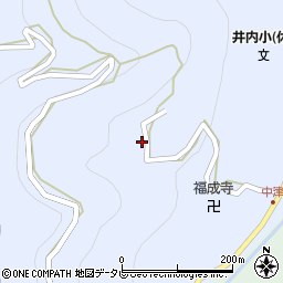 徳島県三好市井川町井内西4974周辺の地図