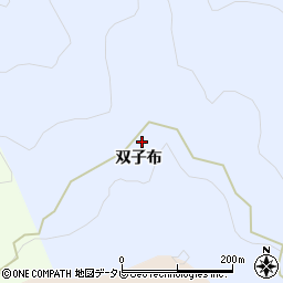 徳島県三好市池田町馬路双子布38周辺の地図