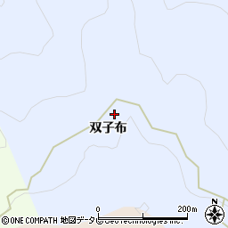 徳島県三好市池田町馬路双子布2周辺の地図