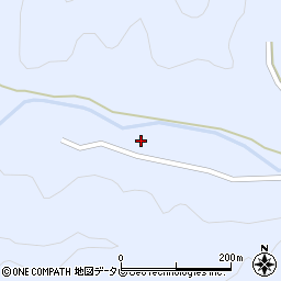 徳島県佐那河内村（名東郡）下（カゲ）周辺の地図