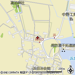 山口県山陽小野田市西高泊1490周辺の地図