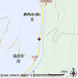 徳島県三好市井川町井内西2492周辺の地図