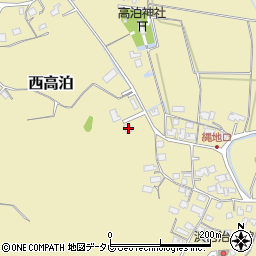 山口県山陽小野田市西高泊1578-10周辺の地図