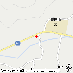 大和塩田郵便局 ＡＴＭ周辺の地図