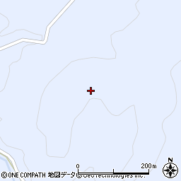 徳島県神山町（名西郡）鬼籠野周辺の地図