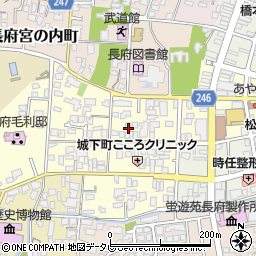 山口県下関市長府古江小路町1-18周辺の地図
