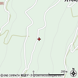 徳島県三好市井川町井内東2574周辺の地図