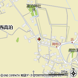 山口県山陽小野田市西高泊1752-1周辺の地図