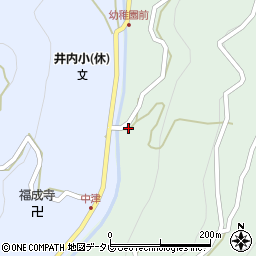 徳島県三好市井川町井内東2486周辺の地図
