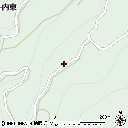 徳島県三好市井川町井内東3564周辺の地図