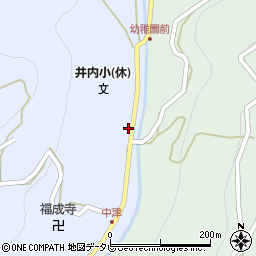 徳島県三好市井川町井内西5187-8周辺の地図