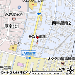 宇部駅前郵便局周辺の地図