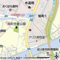 小野田旭町郵便局 ＡＴＭ周辺の地図