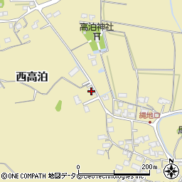 山口県山陽小野田市西高泊1032周辺の地図