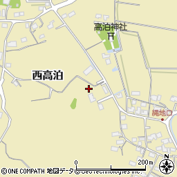 山口県山陽小野田市西高泊1576周辺の地図