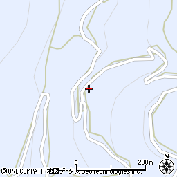 徳島県三好市井川町井内西4537周辺の地図