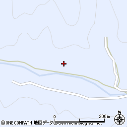 徳島県名東郡佐那河内村下日浦周辺の地図