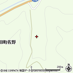徳島県三好市池田町佐野大宗谷周辺の地図
