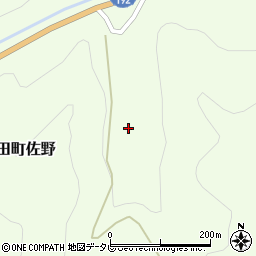 徳島県三好市池田町佐野（大宗谷）周辺の地図