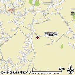 山口県山陽小野田市西高泊1969周辺の地図