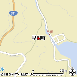 三重県尾鷲市早田町周辺の地図