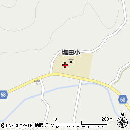 光市立塩田小学校周辺の地図