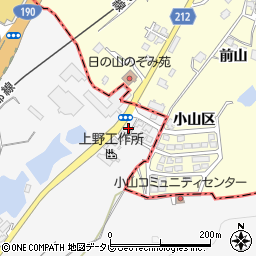 山口県宇部市東岐波1449周辺の地図