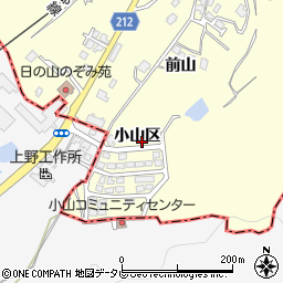 山口県山口市阿知須小山区周辺の地図