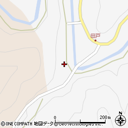 奈良県吉野郡下北山村上桑原124周辺の地図
