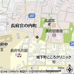 山口県下関市長府宮の内町4-20周辺の地図