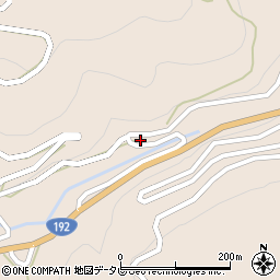 愛媛県四国中央市川滝町下山219周辺の地図