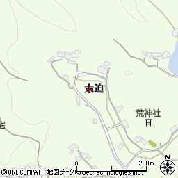 山口県光市三井大迫周辺の地図