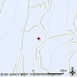 徳島県三好市井川町井内西4593周辺の地図