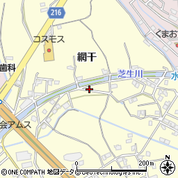 徳島県小松島市芝生町網干周辺の地図