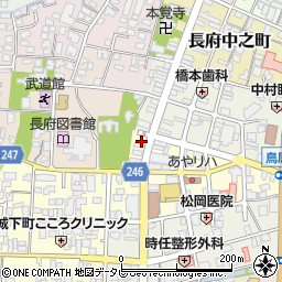 縁起焼総本店周辺の地図