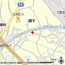 徳島県小松島市芝生町（網干）周辺の地図