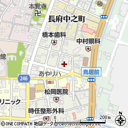 山口県下関市長府土居の内町2周辺の地図