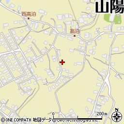 山口県山陽小野田市西高泊2062周辺の地図
