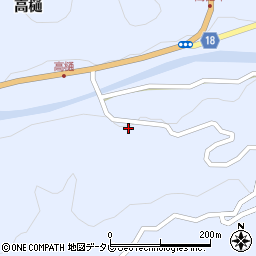 徳島県佐那河内村（名東郡）下（モノミ石）周辺の地図