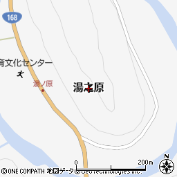 奈良県吉野郡十津川村湯之原周辺の地図