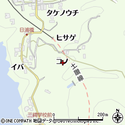徳島県三好市池田町中西コノ周辺の地図