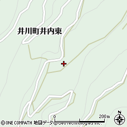 徳島県三好市井川町井内東3318周辺の地図