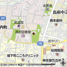忌宮神社周辺の地図