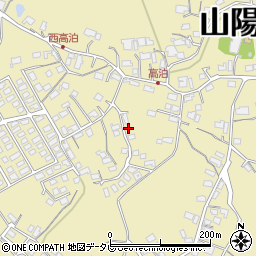山口県山陽小野田市西高泊2062-2周辺の地図