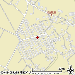 山口県山陽小野田市西高泊1716-16周辺の地図