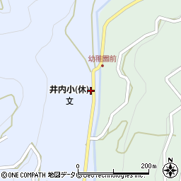 井内郵便局周辺の地図