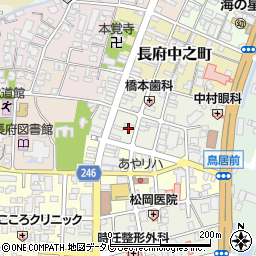 ビューティー・Ｅｍｉ長府藤田修の部屋周辺の地図