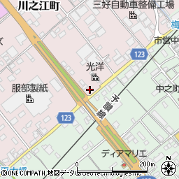 愛媛県四国中央市川之江町34周辺の地図