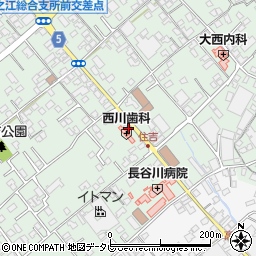 有限会社土居畜産川之江店周辺の地図